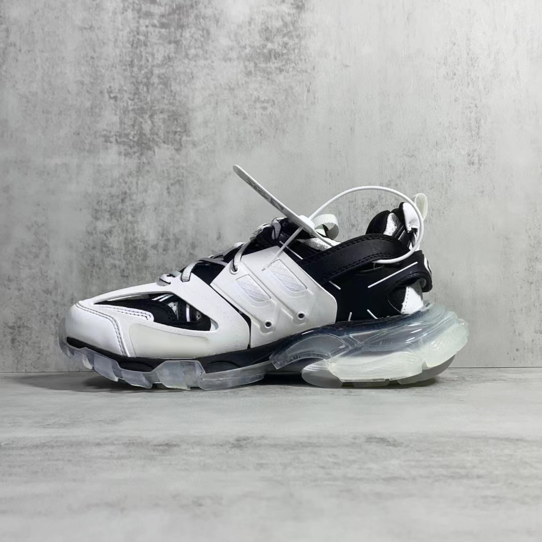 Balenciaga Track  Sneaker  Clear Sole In White - PerfectKickZ
