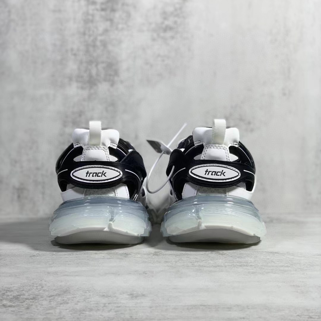 Balenciaga Track  Sneaker  Clear Sole In White - PerfectKickZ