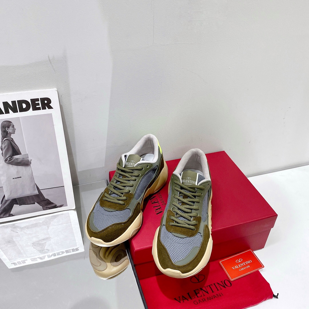 Valenti Mesh Fabric And Suede Sneakers - PerfectKickZ