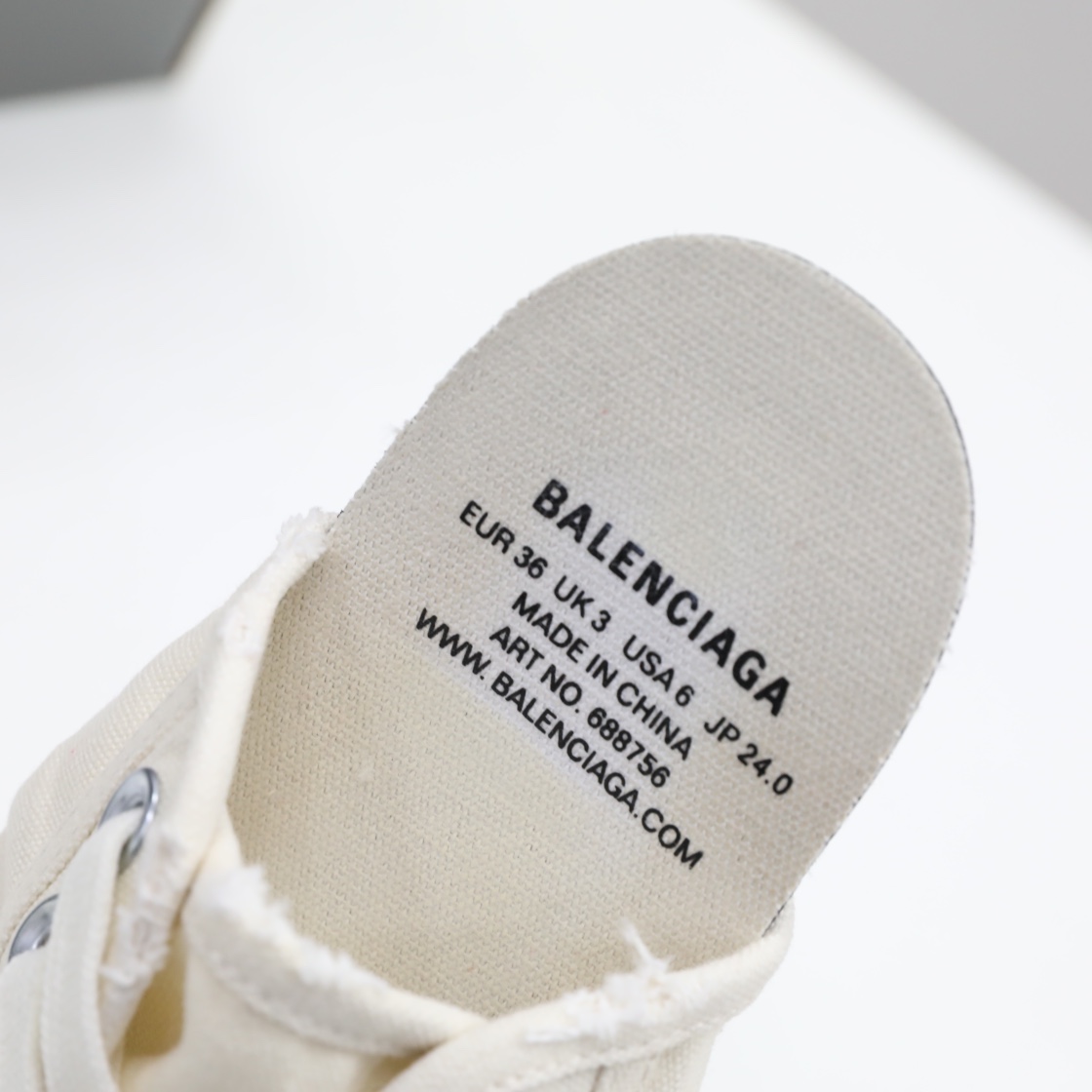 Balenciaga Men's  Paris High Top Sneaker In White - PerfectKickZ
