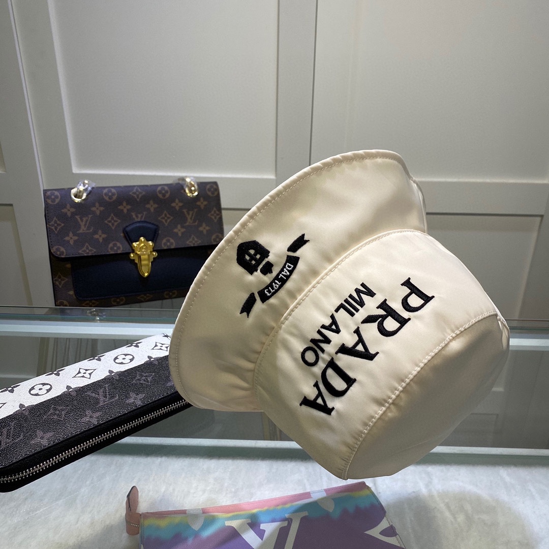 Prada Canvas Bucket Hat - PerfectKickZ
