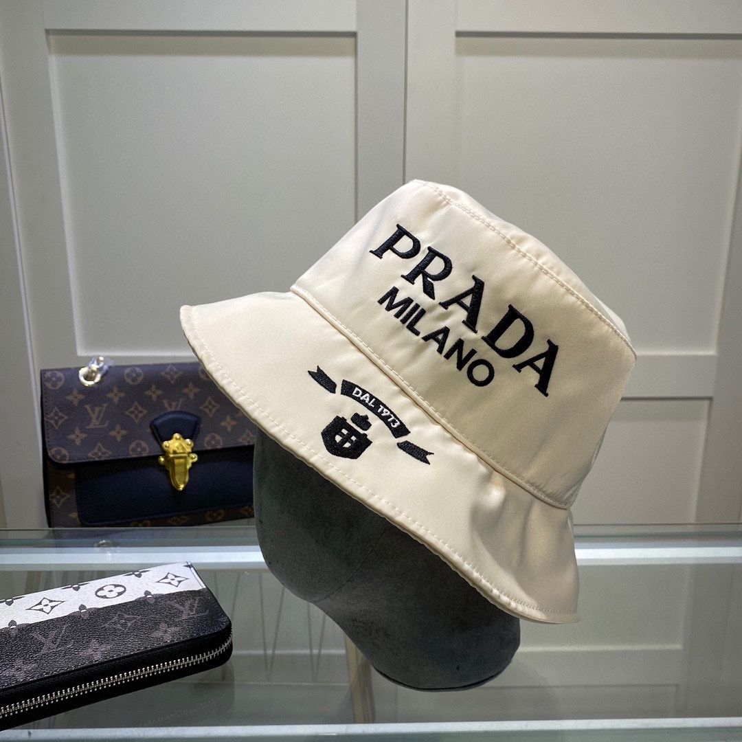 Prada Canvas Bucket Hat - PerfectKickZ