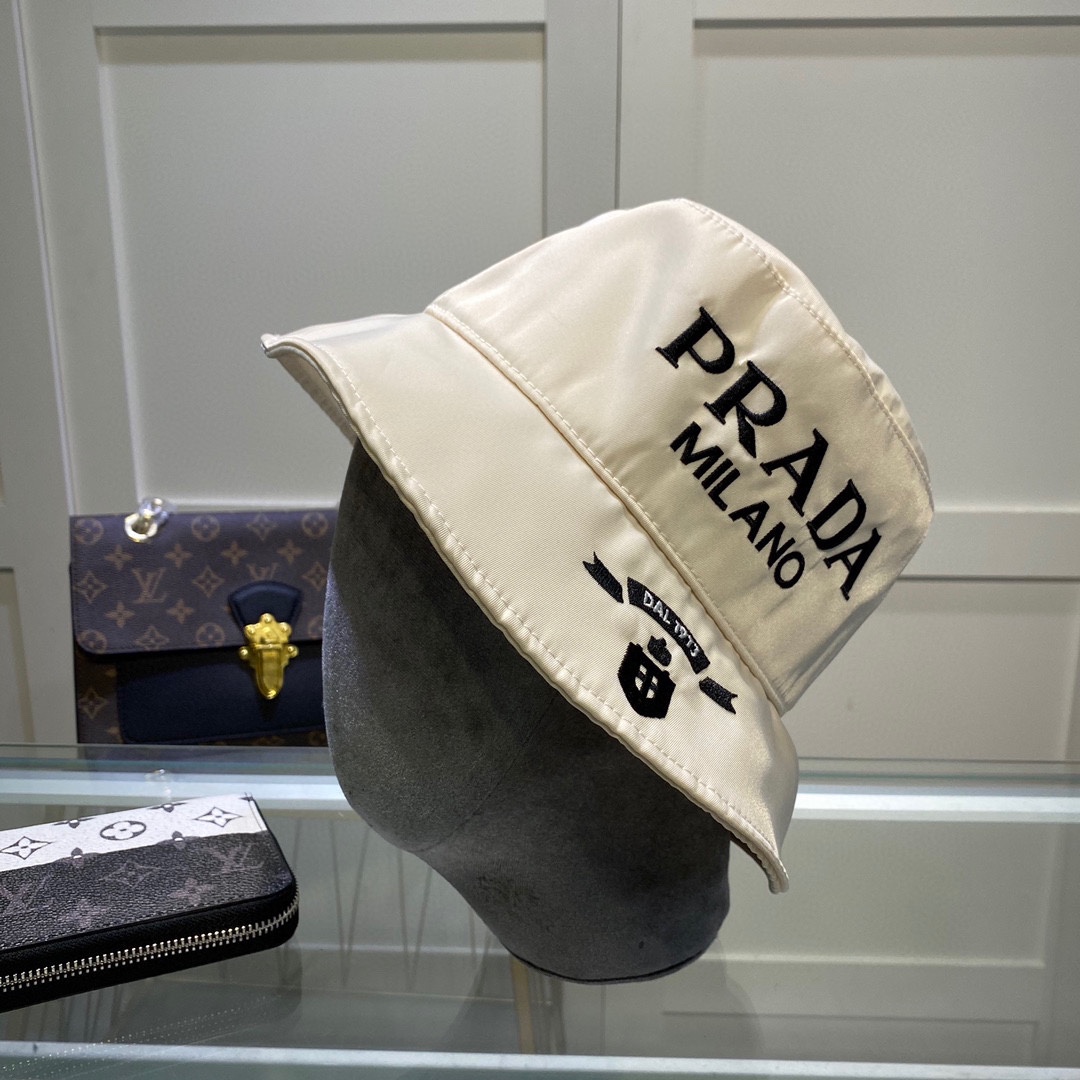 Prada Canvas Bucket Hat - PerfectKickZ