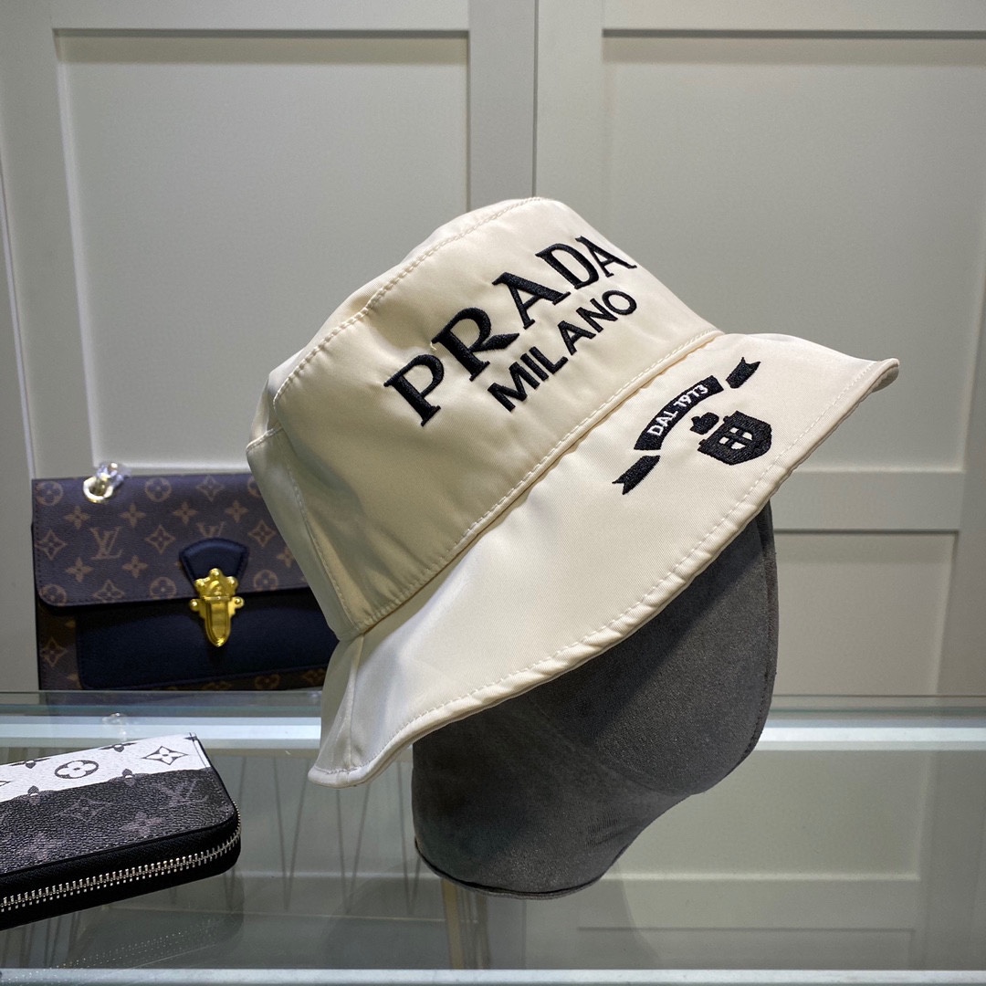 Prada Canvas Bucket Hat - PerfectKickZ