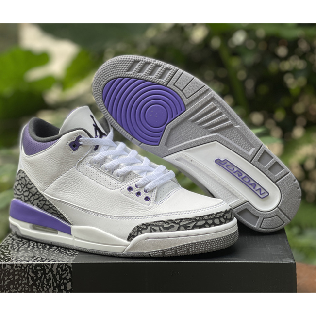 Air Jordan 3 Retro Dark Iris 2022 Sneaker   CT8532-105 - PerfectKickZ