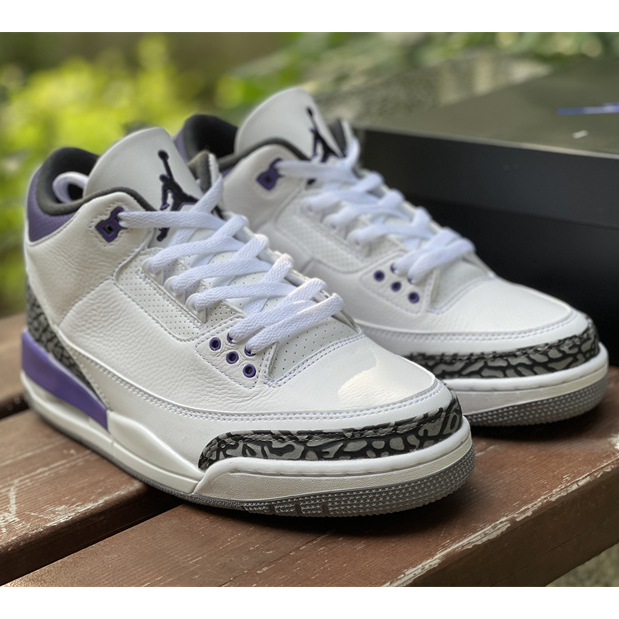 Air Jordan 3 Retro Dark Iris 2022 Sneaker   CT8532-105 - PerfectKickZ