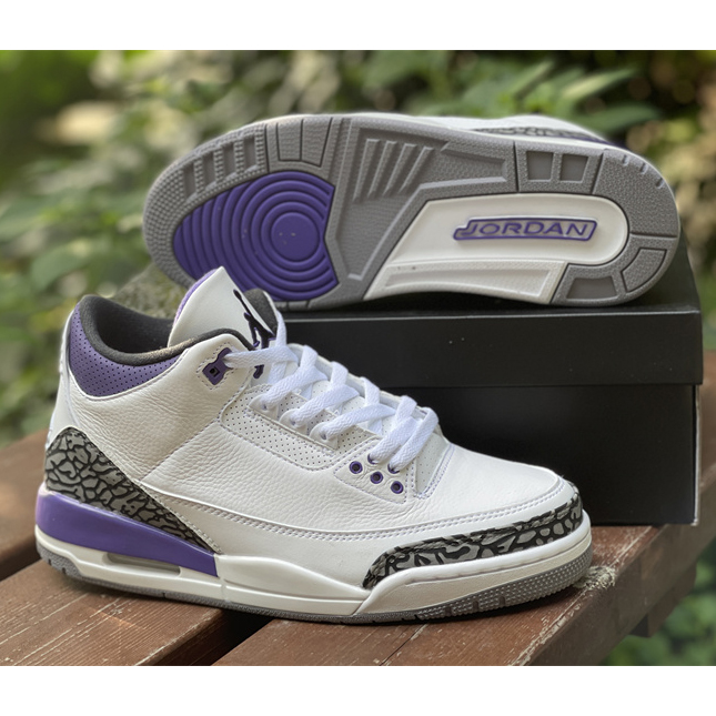 Air Jordan 3 Retro Dark Iris 2022 Sneaker   CT8532-105 - PerfectKickZ