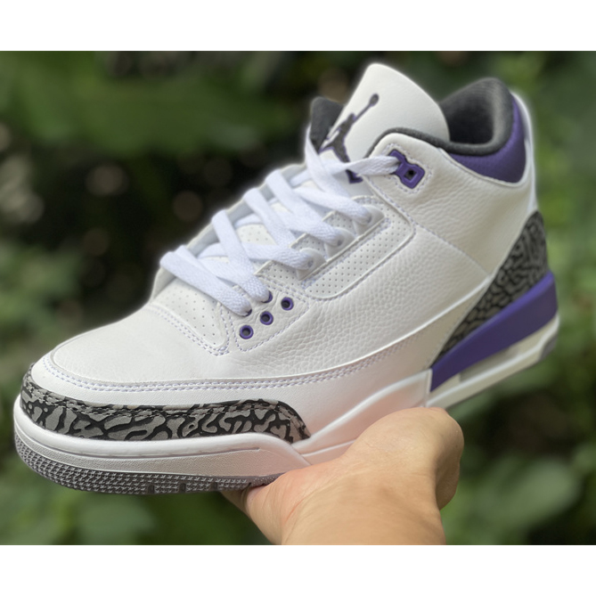 Air Jordan 3 Retro Dark Iris 2022 Sneaker   CT8532-105 - PerfectKickZ