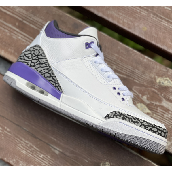 Air Jordan 3 Retro Dark Iris 2022 Sneaker   CT8532-105 - PerfectKickZ