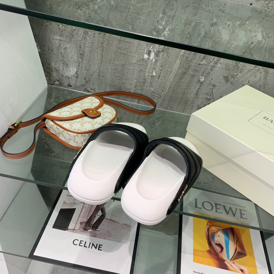Balmain B-It-Puffy Slides - PerfectKickZ