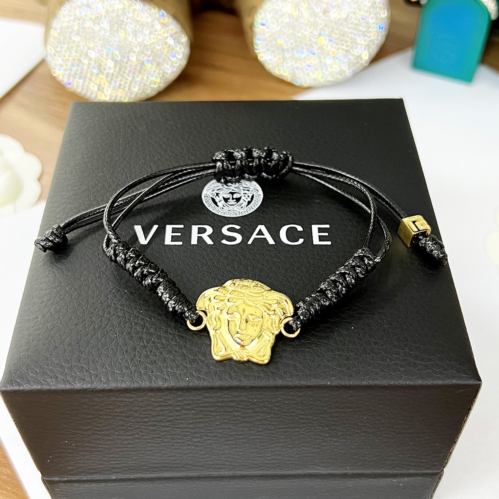 Versace Medusa Woven Bracelet - PerfectKickZ