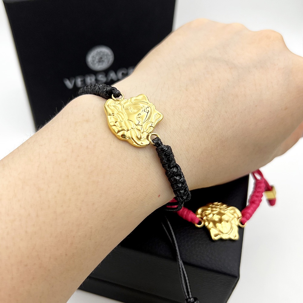 Versace Medusa Woven Bracelet - PerfectKickZ