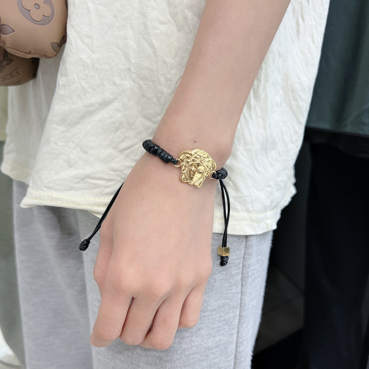 Versace Medusa Woven Bracelet - PerfectKickZ