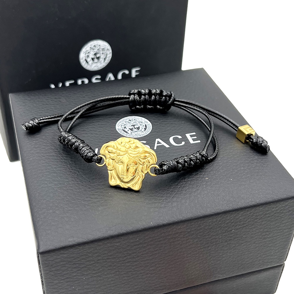 Versace Medusa Woven Bracelet - PerfectKickZ