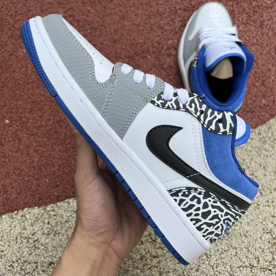 Air Jordan 1 Low AJ1 True Blue  Sneaker  DM1199-140 - PerfectKickZ