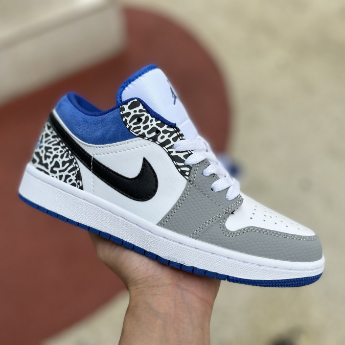 Air Jordan 1 Low AJ1 True Blue  Sneaker  DM1199-140 - PerfectKickZ