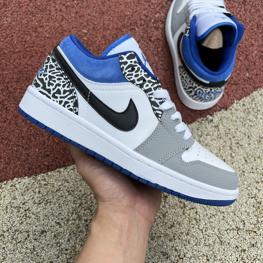 Air Jordan 1 Low AJ1 True Blue  Sneaker  DM1199-140 - PerfectKickZ