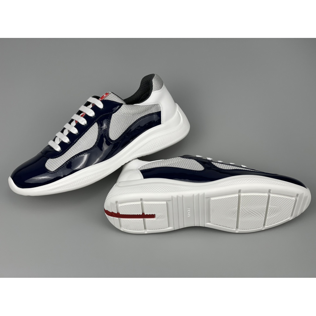 Prada Male America's Cup Sneaker In Blue(upon uk size) - PerfectKickZ