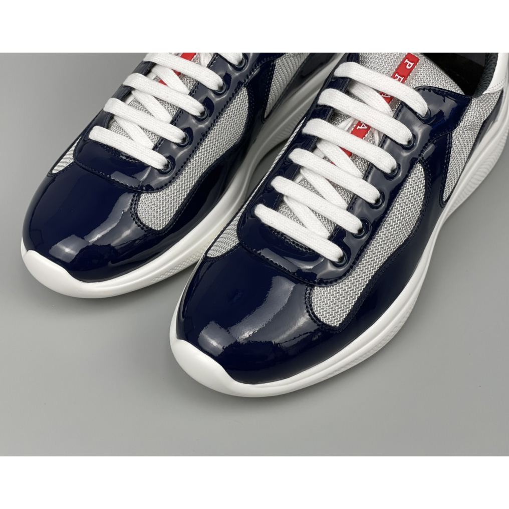 Prada Male America's Cup Sneaker In Blue(upon uk size) - PerfectKickZ