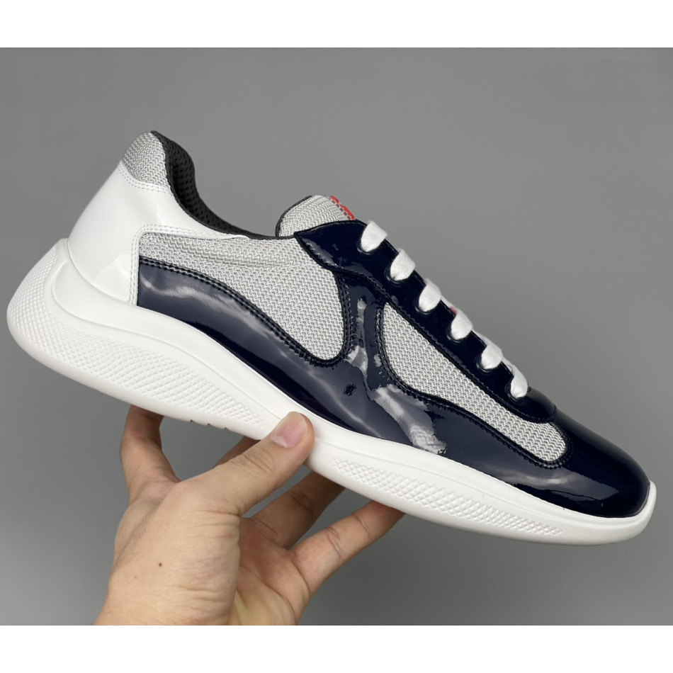 Prada Male America's Cup Sneaker In Blue(upon uk size) - PerfectKickZ