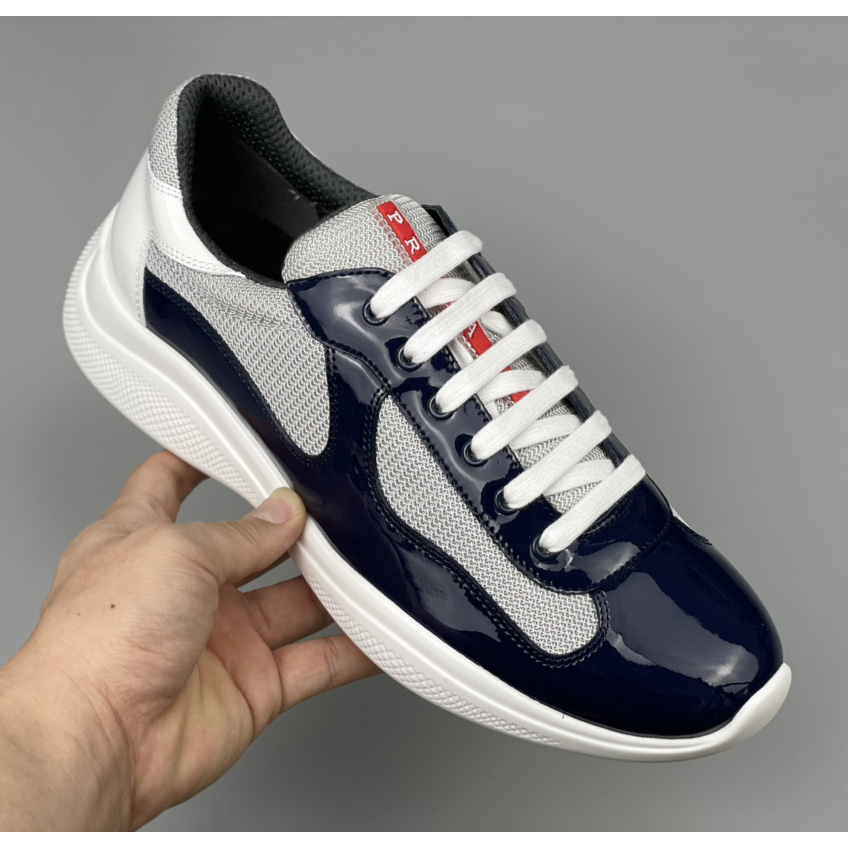 Prada Male America's Cup Sneaker In Blue(upon uk size) - PerfectKickZ