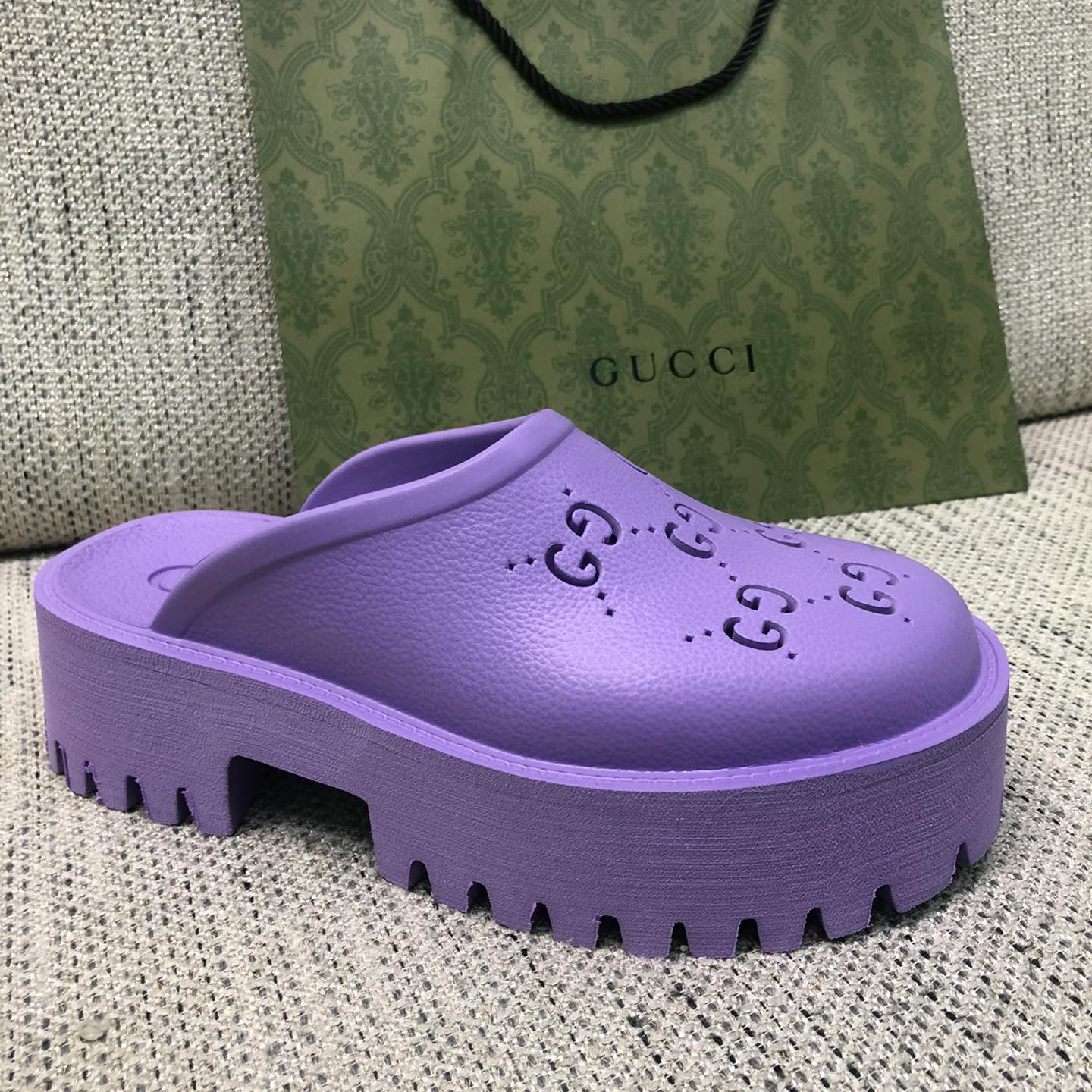 Gucci GG Slip-On Sandal - PerfectKickZ