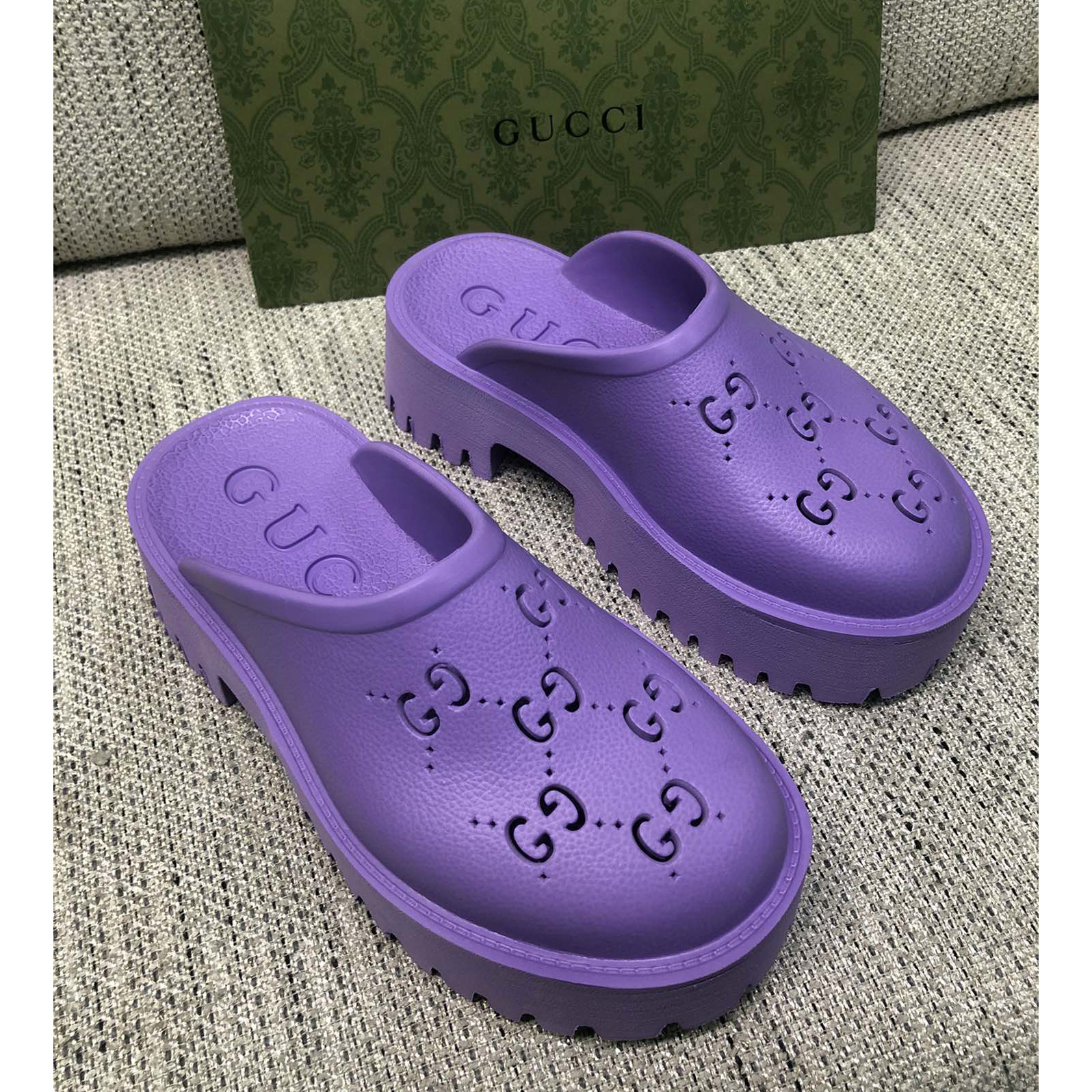 Gucci GG Slip-On Sandal - PerfectKickZ