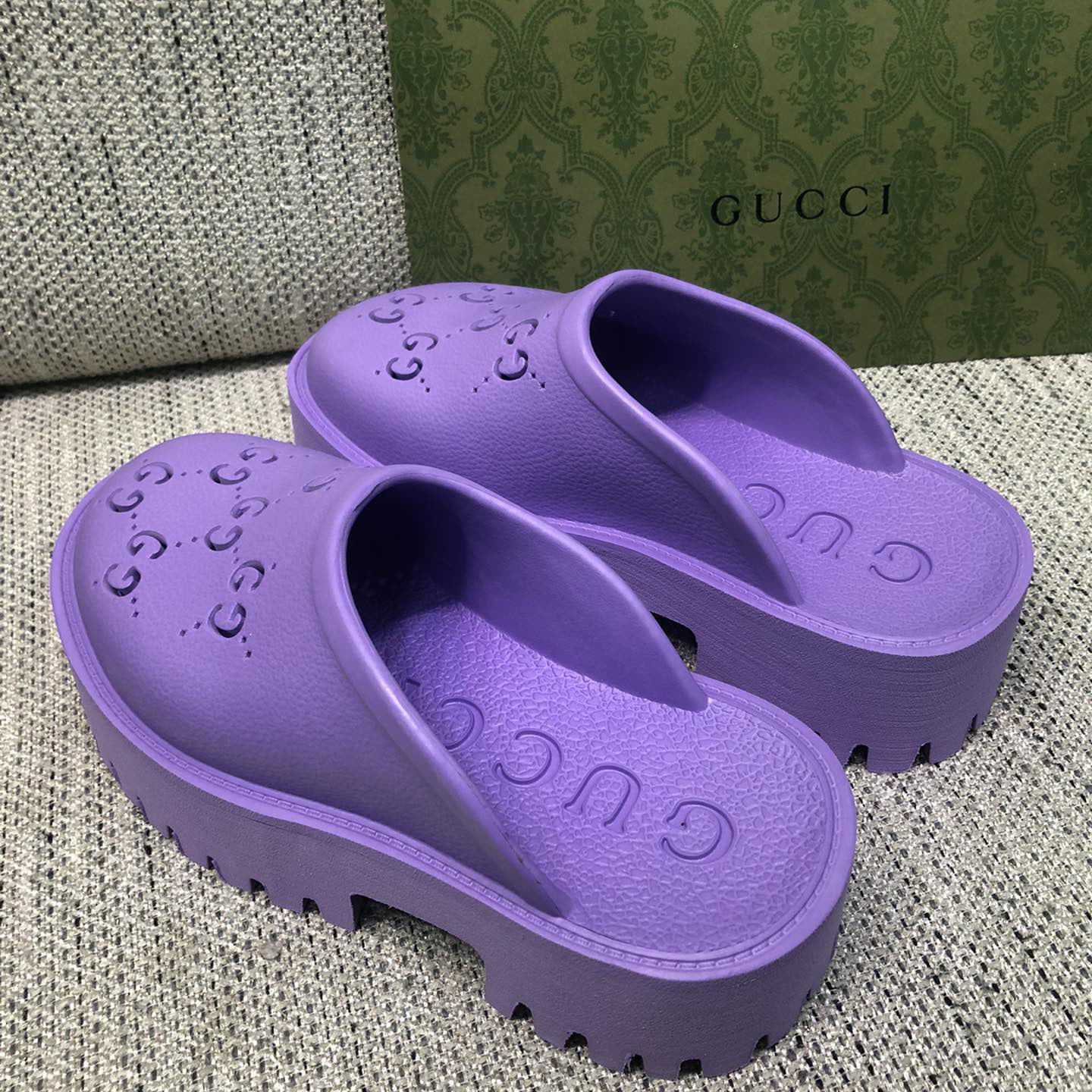 Gucci GG Slip-On Sandal - PerfectKickZ