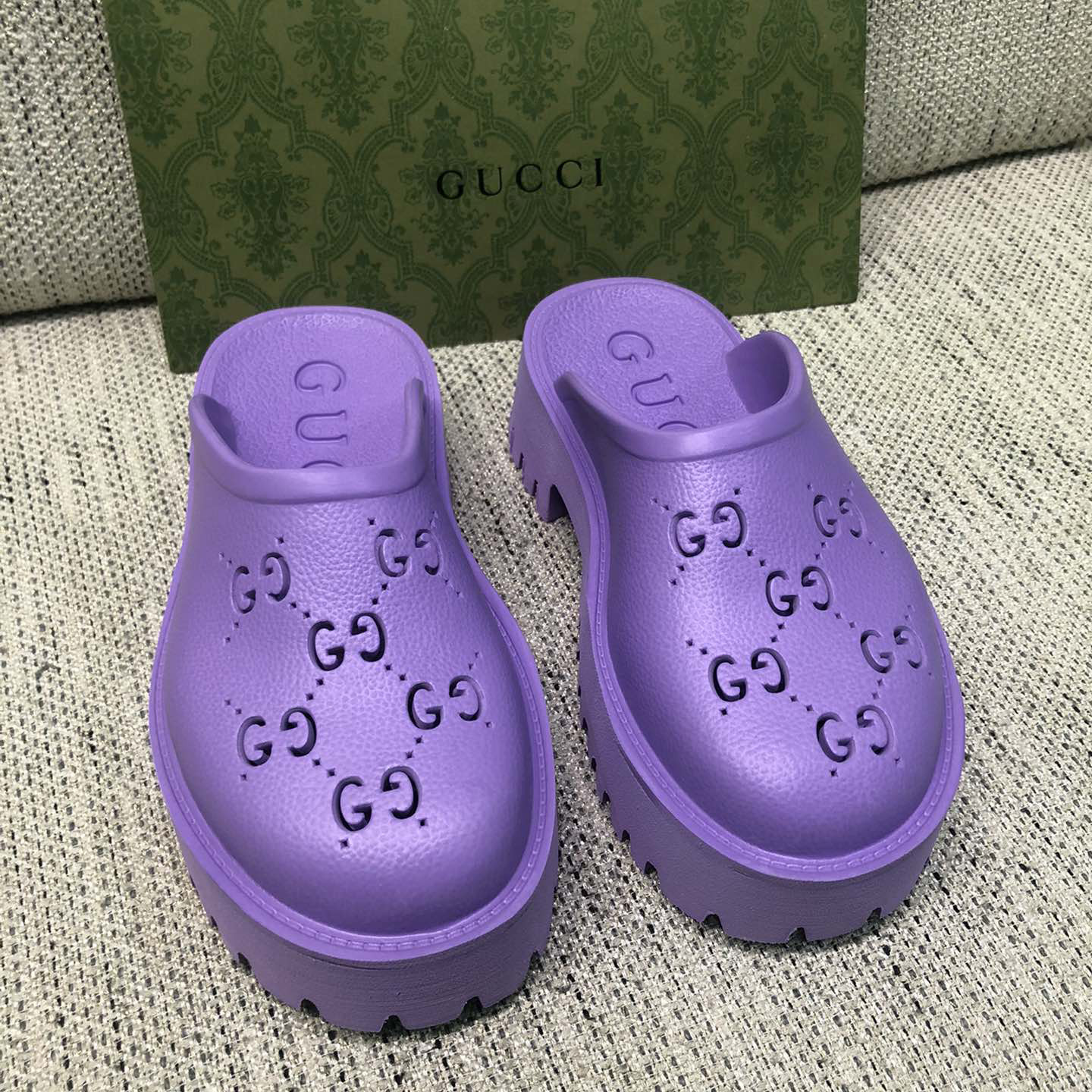 Gucci GG Slip-On Sandal - PerfectKickZ