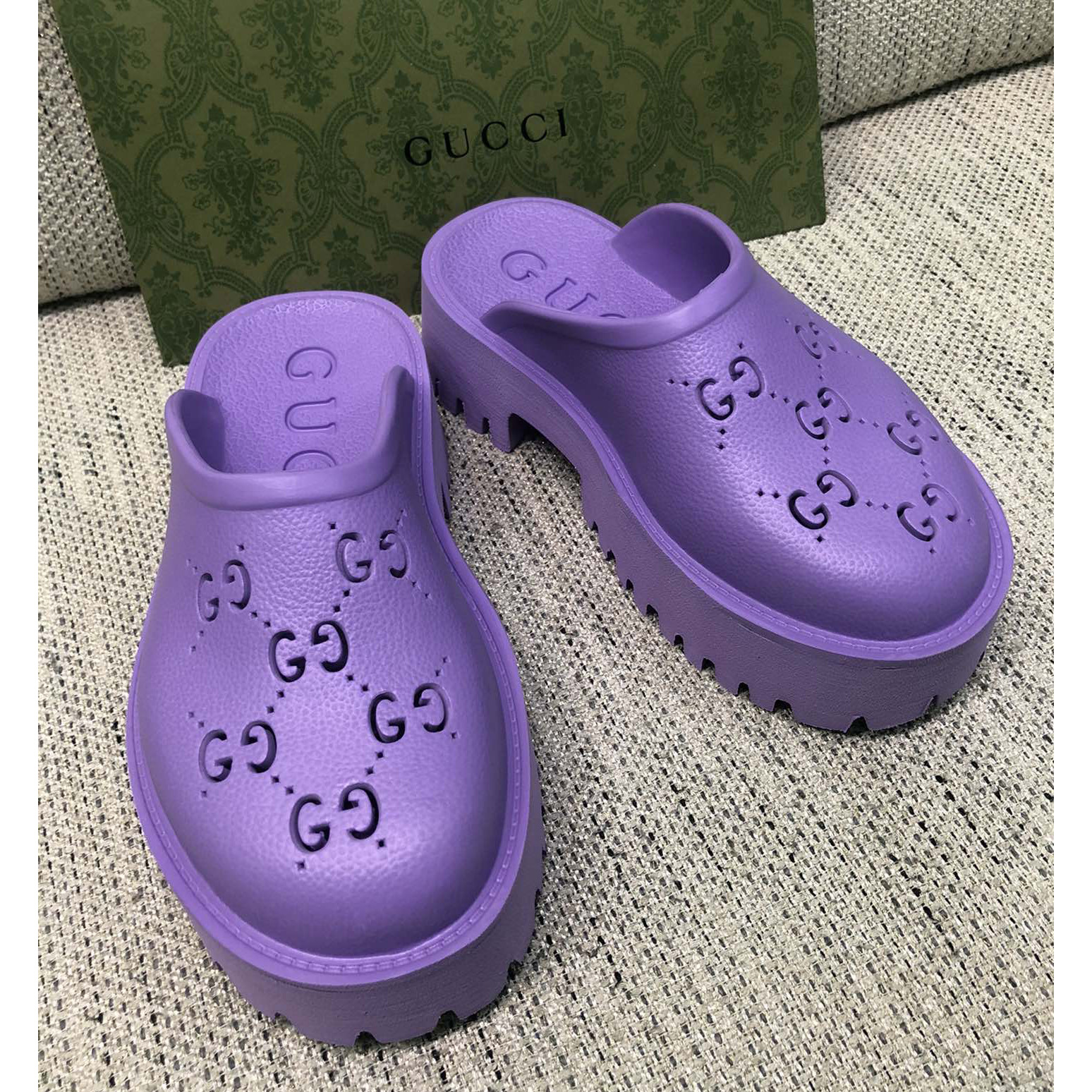 Gucci GG Slip-On Sandal - PerfectKickZ