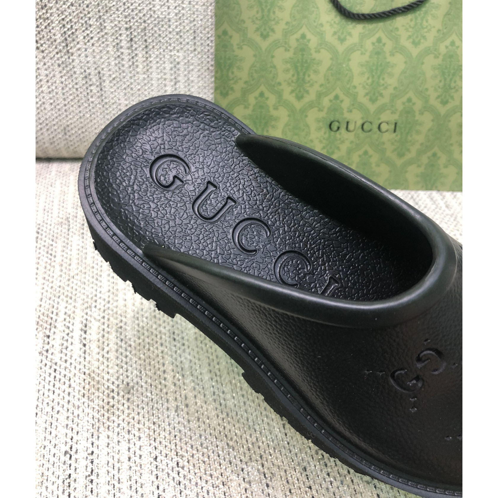 Gucci GG Slip-On Sandal - PerfectKickZ