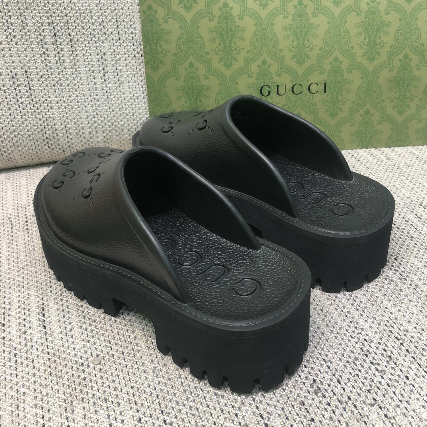 Gucci GG Slip-On Sandal - PerfectKickZ