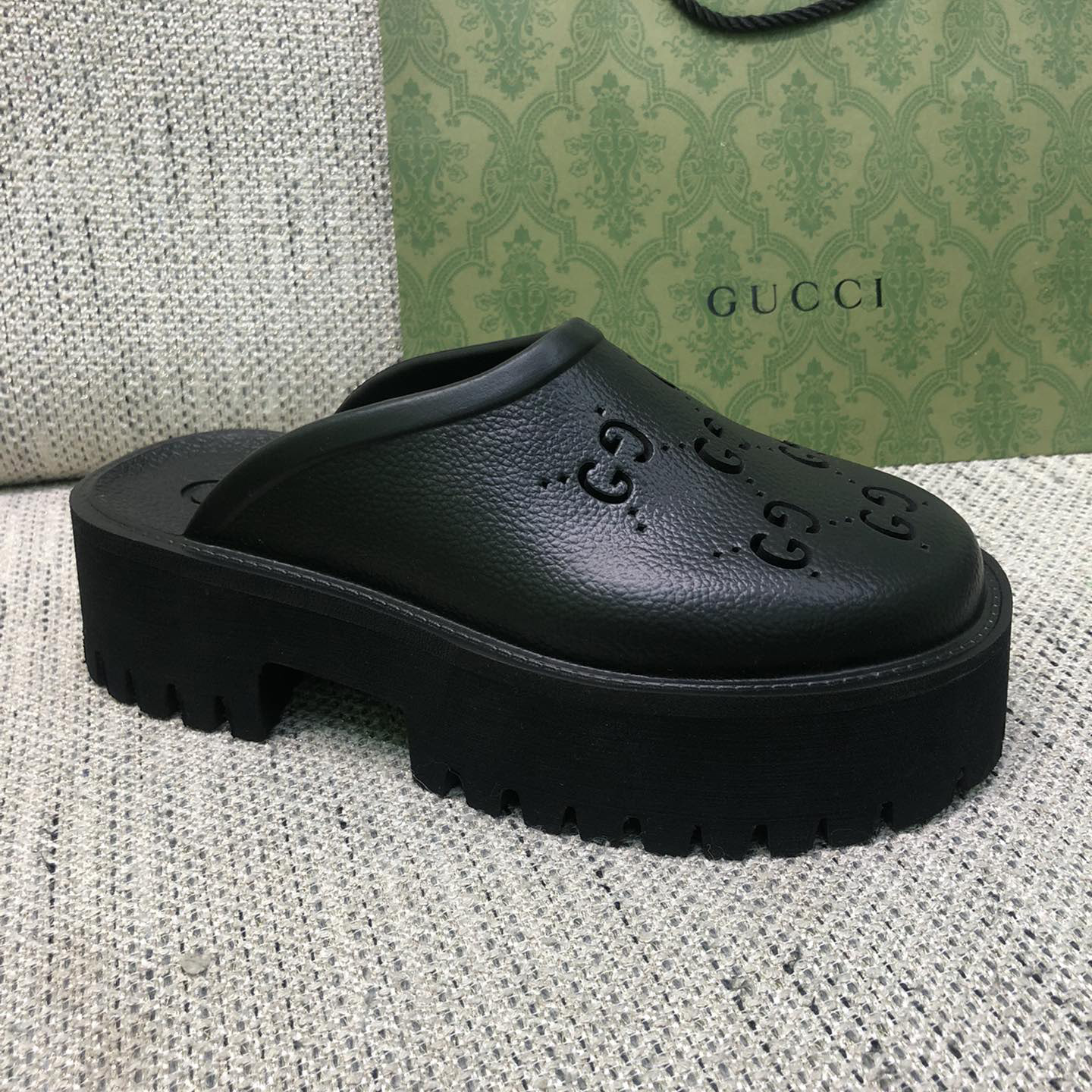 Gucci GG Slip-On Sandal - PerfectKickZ