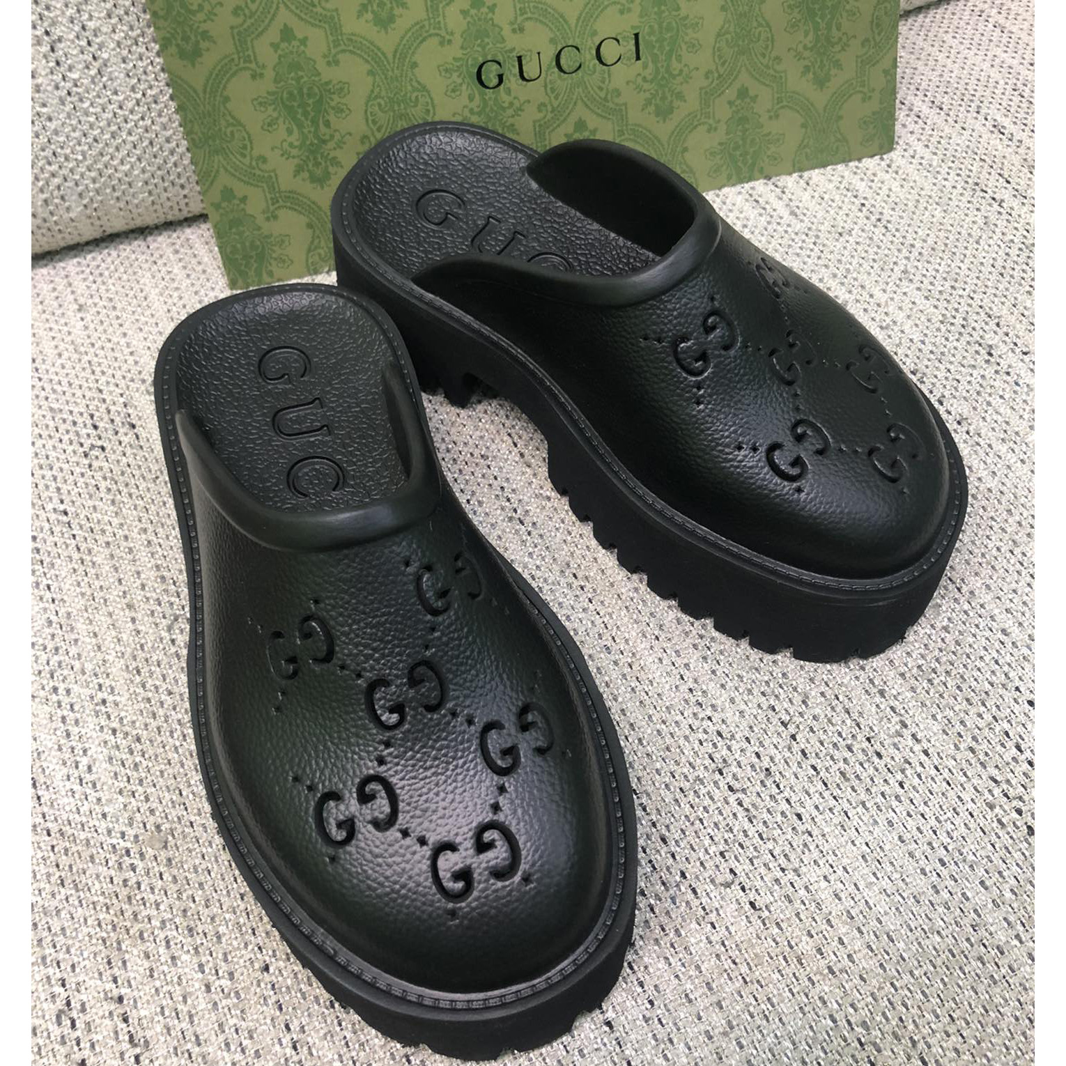Gucci GG Slip-On Sandal - PerfectKickZ