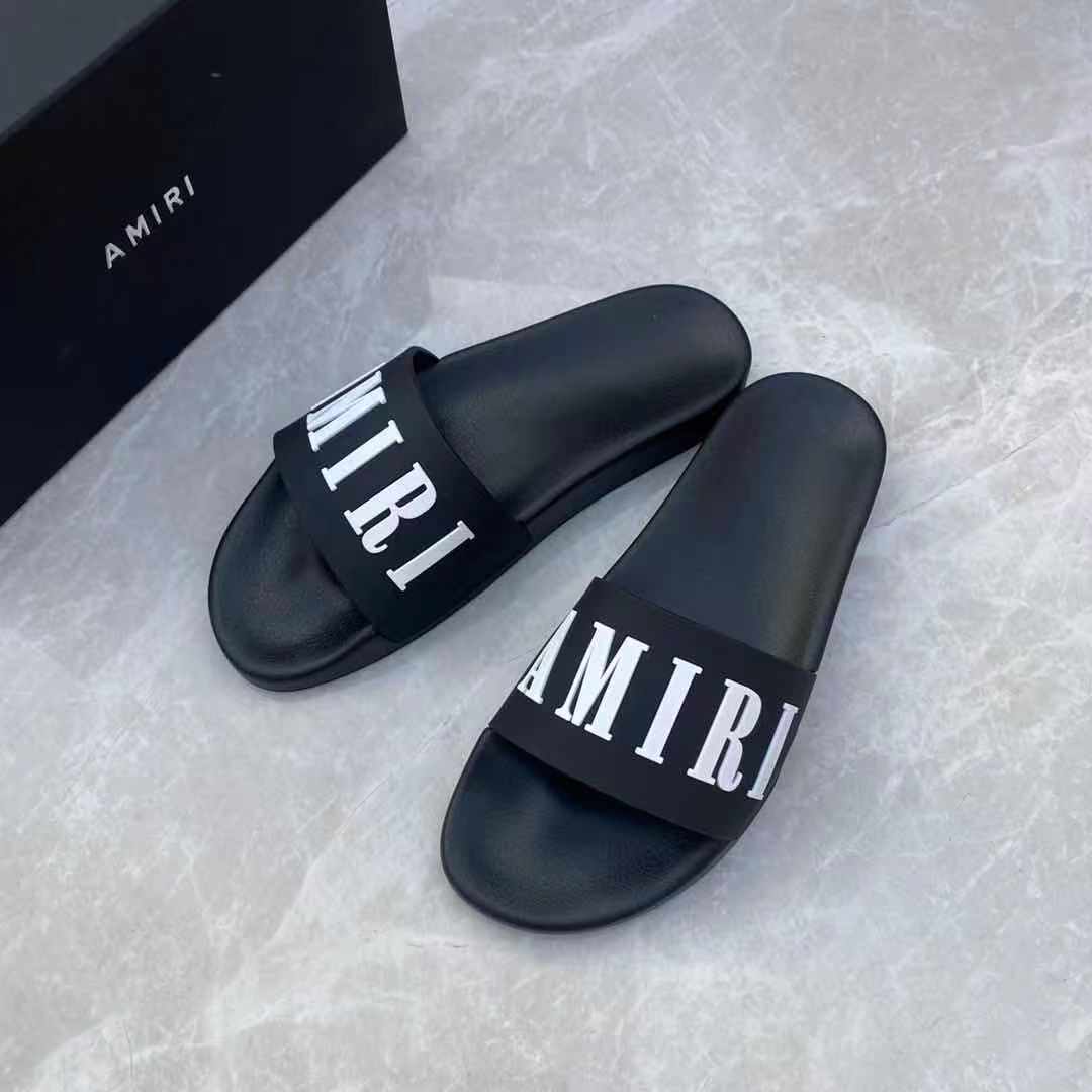 Amiri Logo Slide Sandal - PerfectKickZ