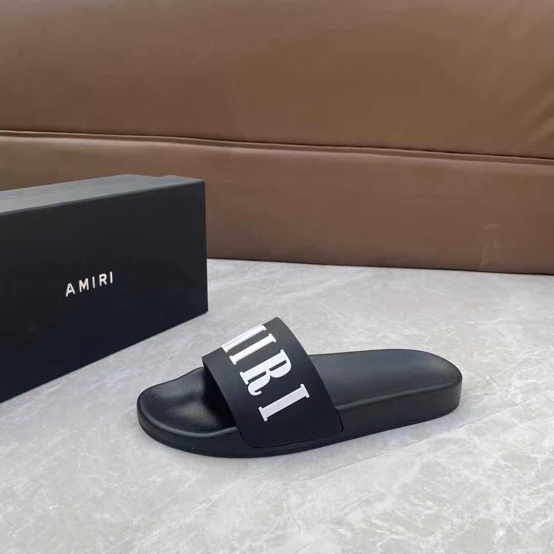 Amiri Logo Slide Sandal - PerfectKickZ