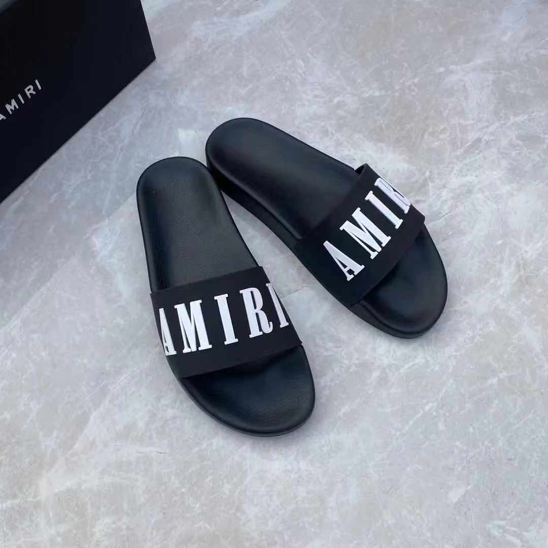 Amiri Logo Slide Sandal - PerfectKickZ