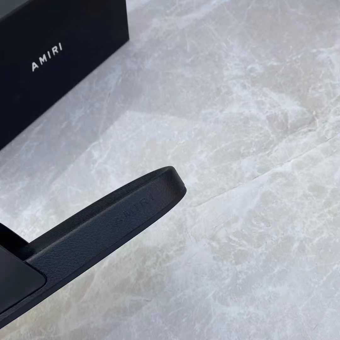 Amiri Logo Slide Sandal - PerfectKickZ