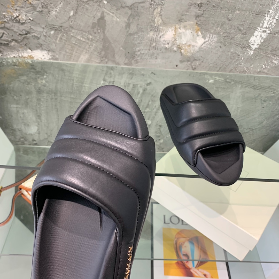 Balmain B-It-Puffy Slides - PerfectKickZ