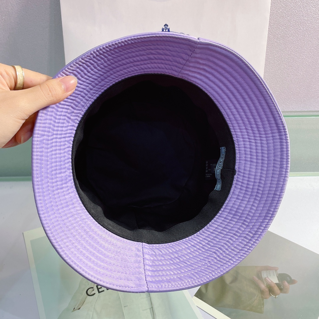 Prada Canvas Bucket Hat - PerfectKickZ
