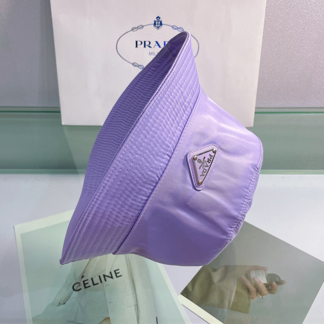 Prada Canvas Bucket Hat - PerfectKickZ