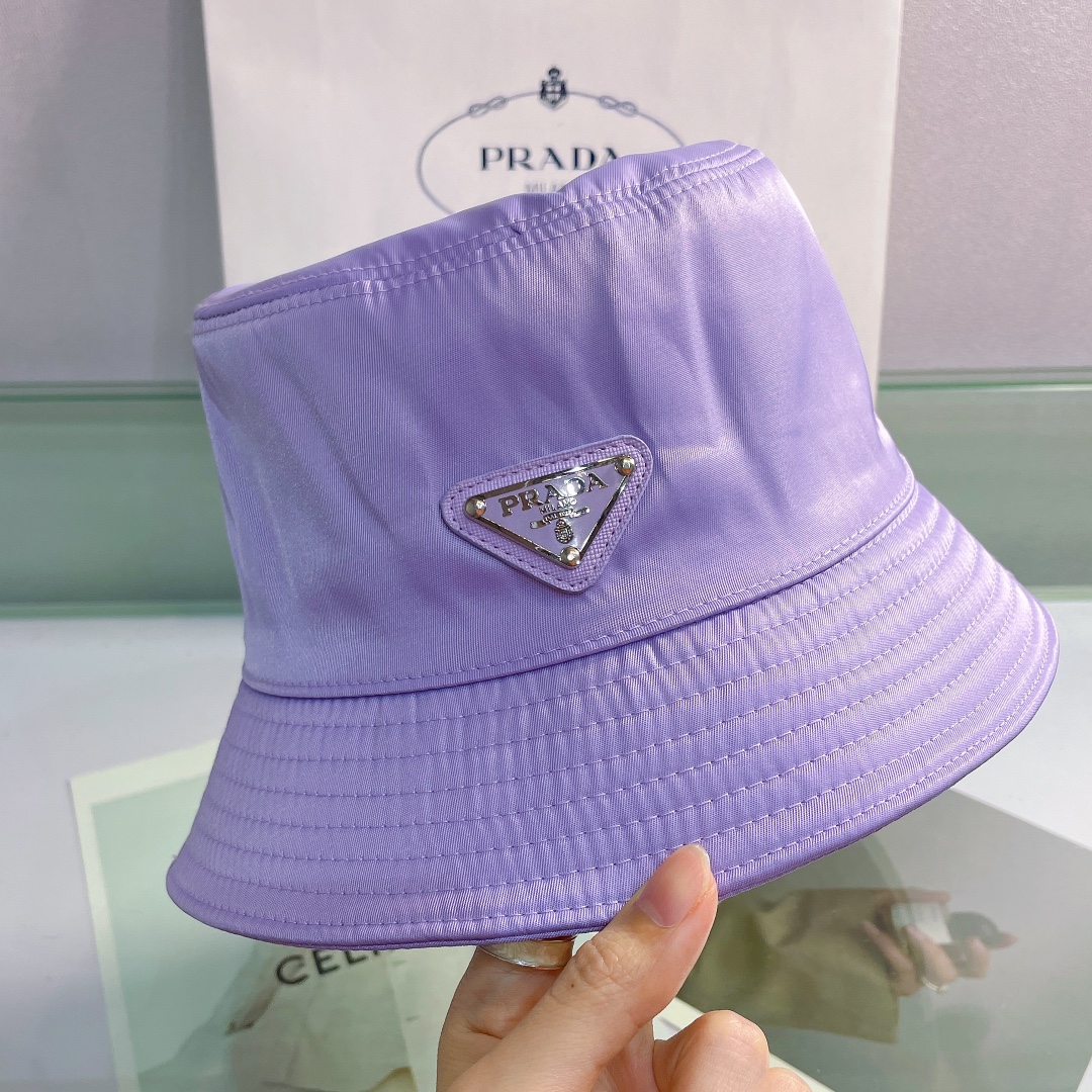 Prada Canvas Bucket Hat - PerfectKickZ