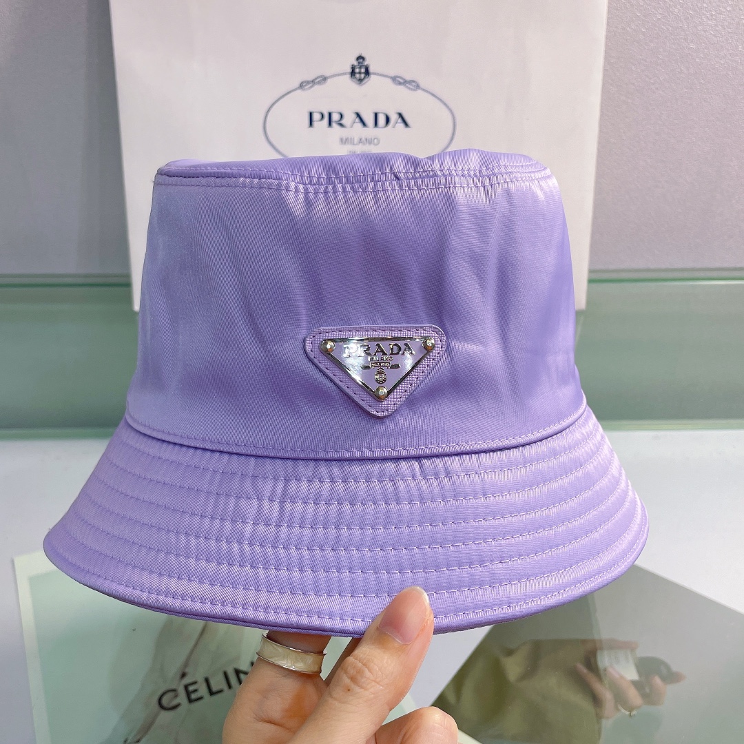Prada Canvas Bucket Hat - PerfectKickZ
