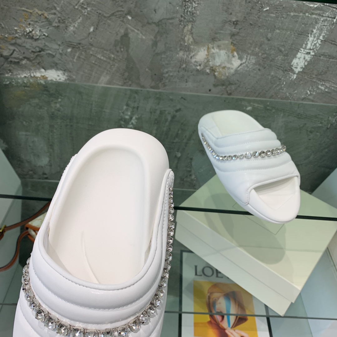 Balmain B-It-Puffy Slides - PerfectKickZ