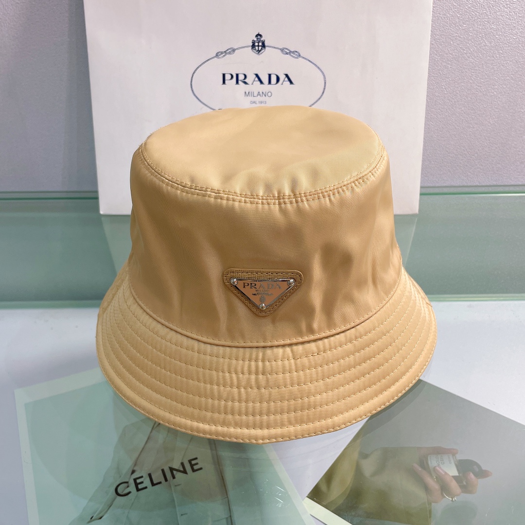 Prada Canvas Bucket Hat - PerfectKickZ