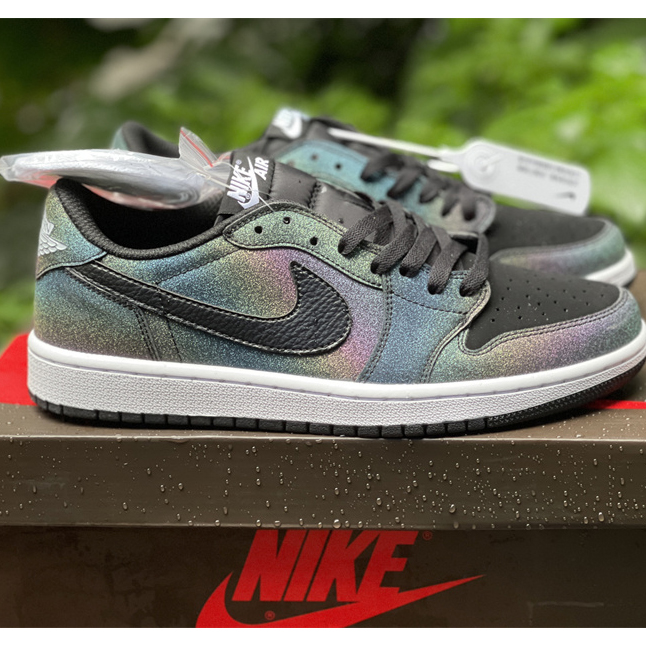 Travis Scott x Fragment x Air Jordan 1 Low'Military Blue'Sneaker   DM7866-199 - 