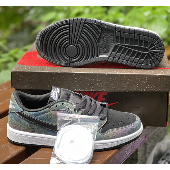 Travis Scott x Fragment x Air Jordan 1 Low'Military Blue'Sneaker   DM7866-199 - 