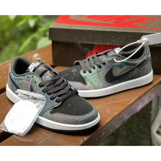 Travis Scott x Fragment x Air Jordan 1 Low'Military Blue'Sneaker   DM7866-199 - 