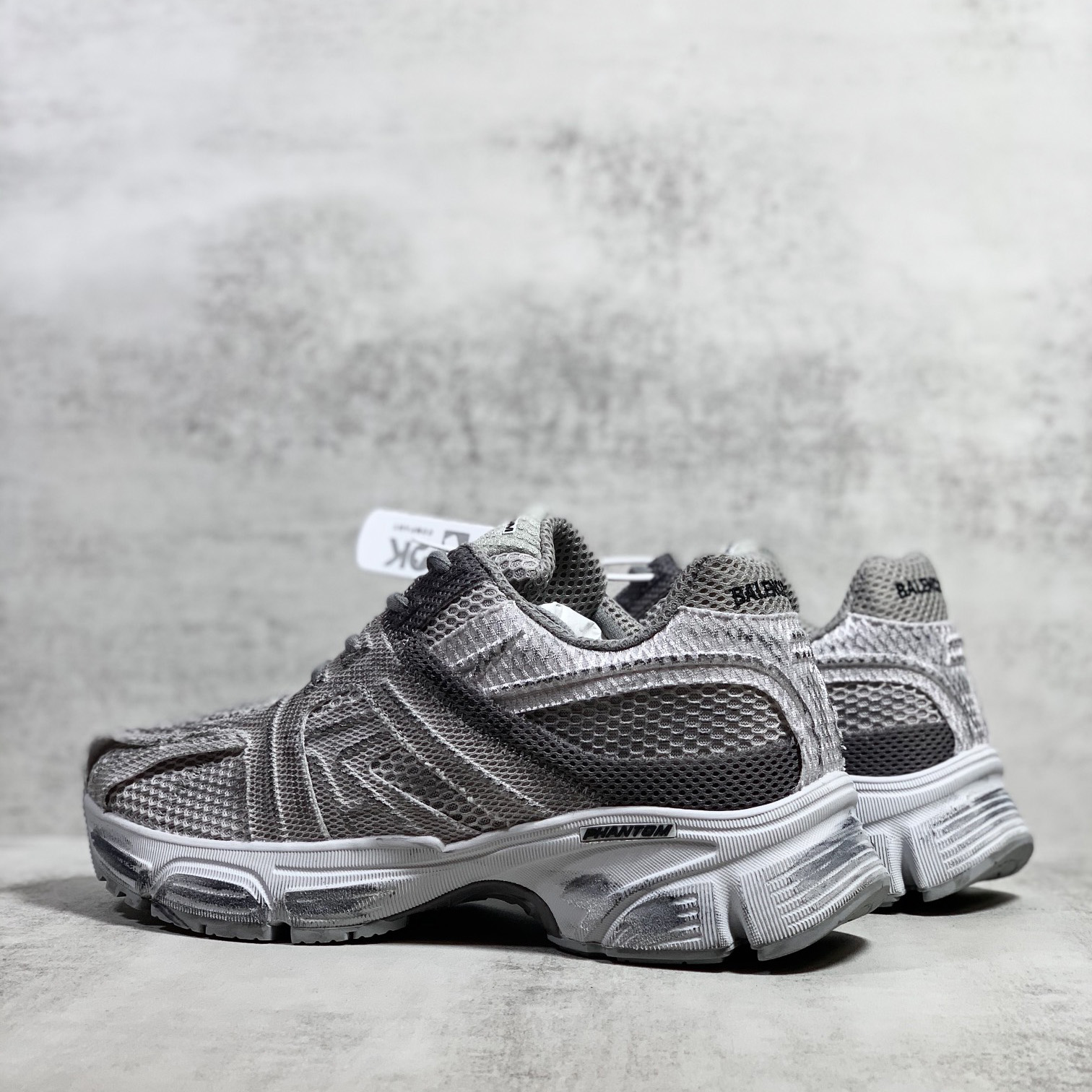 Balenciaga Men's Phantom Sneaker Washed In Grey - PerfectKickZ