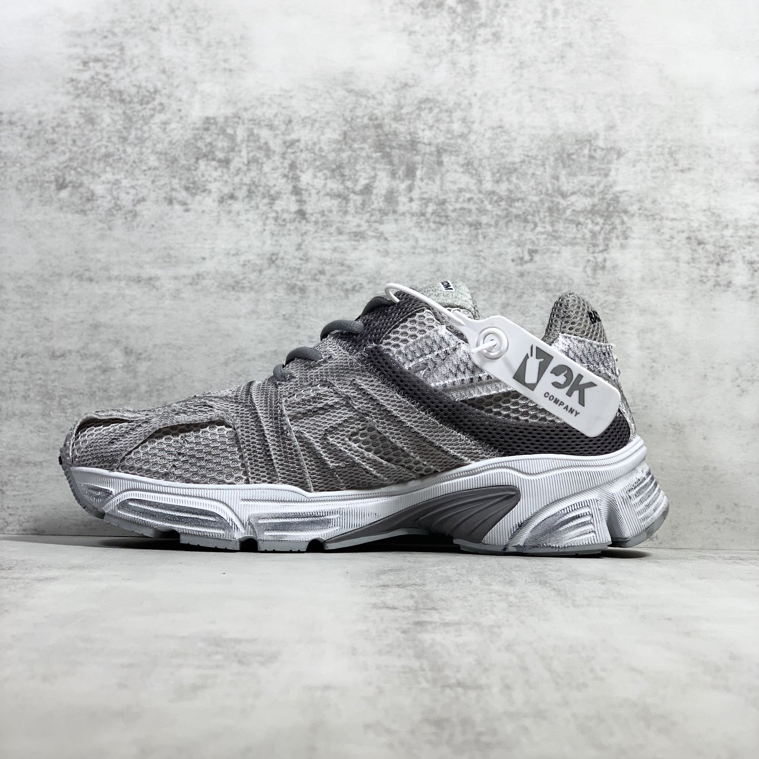 Balenciaga Men's Phantom Sneaker Washed In Grey - PerfectKickZ